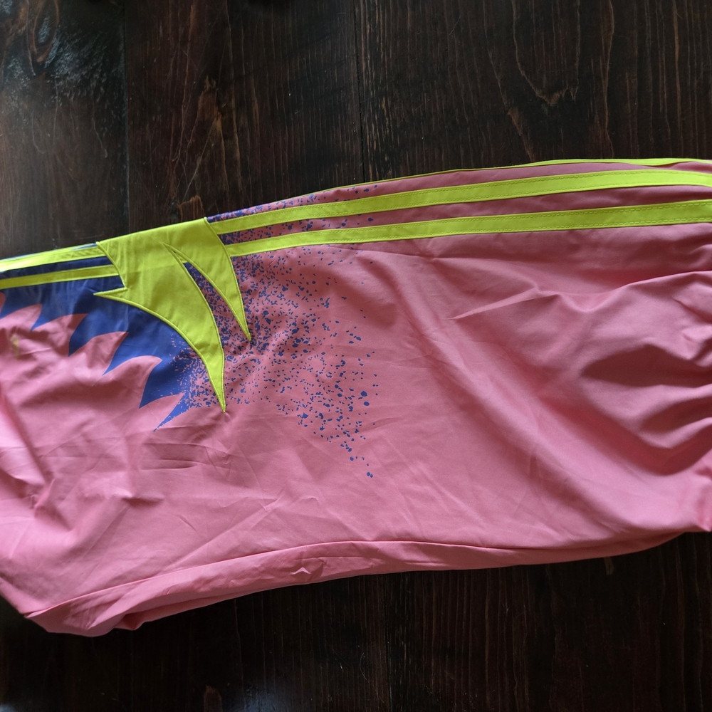 Adidas Pink Mesh Lined Splash Pants